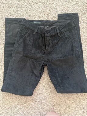 Black Corduroy Pants Kut from the Kloth Diana skinny